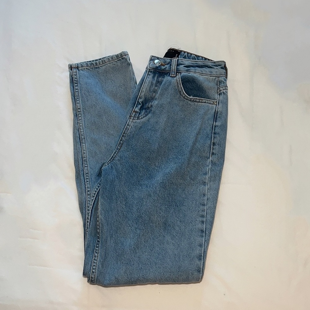 ASOS high rise mom style baggy jeans
